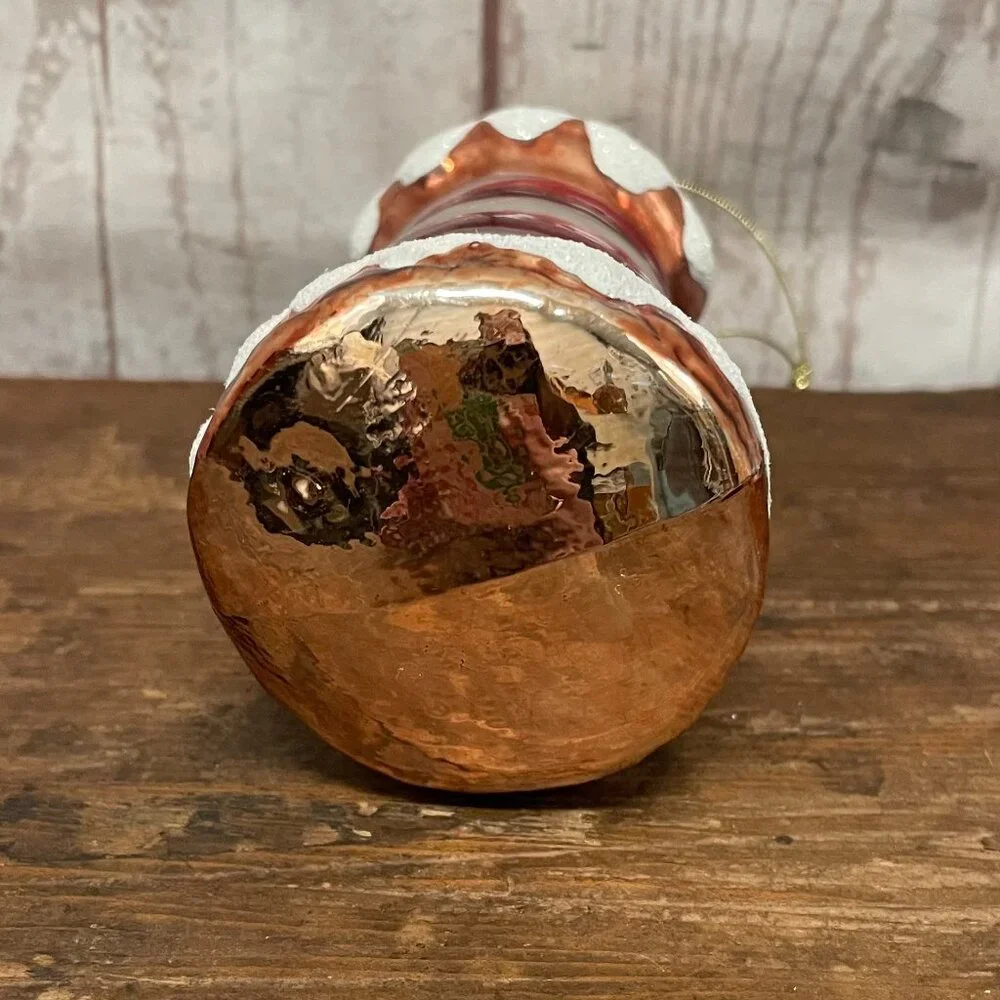 Lighthouse Glass Christmas Ornament